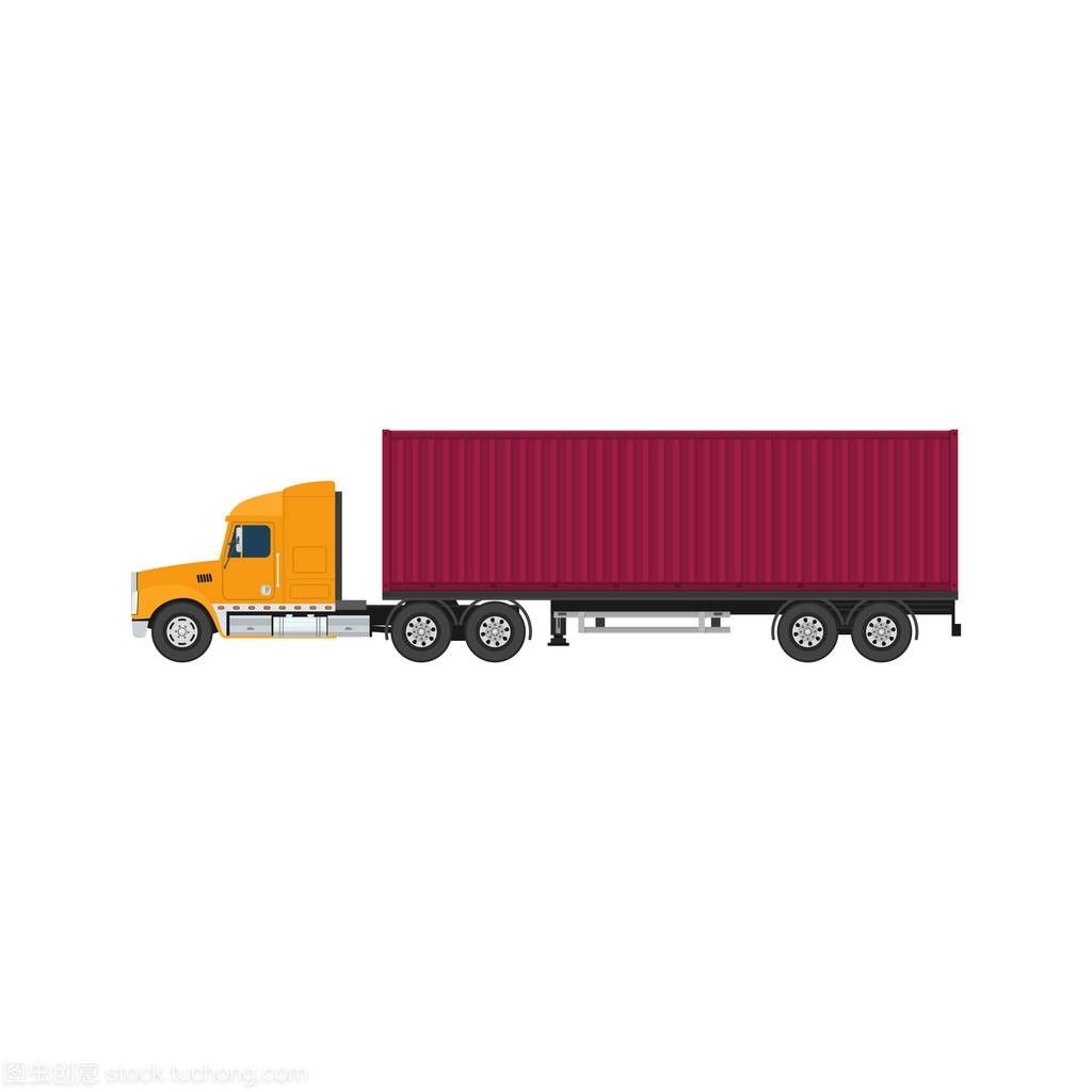 貨物集裝箱卡車 現(xiàn)代物流運(yùn)輸?shù)闹е?></a></div>
<div   id=